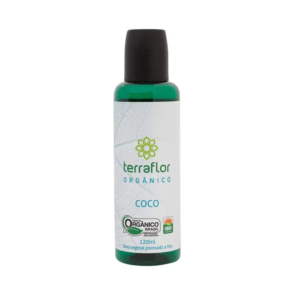 Óleo Vegetal de Coco Orgânico 120ml - Terra Flor