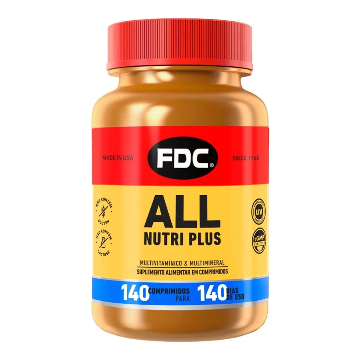 Suplemento Vitamínico All Nutri Plus FDC 140 Comprimidos