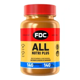 Suplemento Vitamínico All Nutri Plus FDC 140 Comprimidos