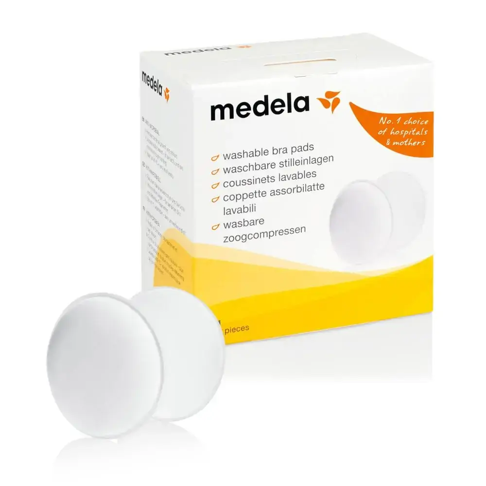 Protetores Absorventes de Seio Laváveis (4 uni) Medela