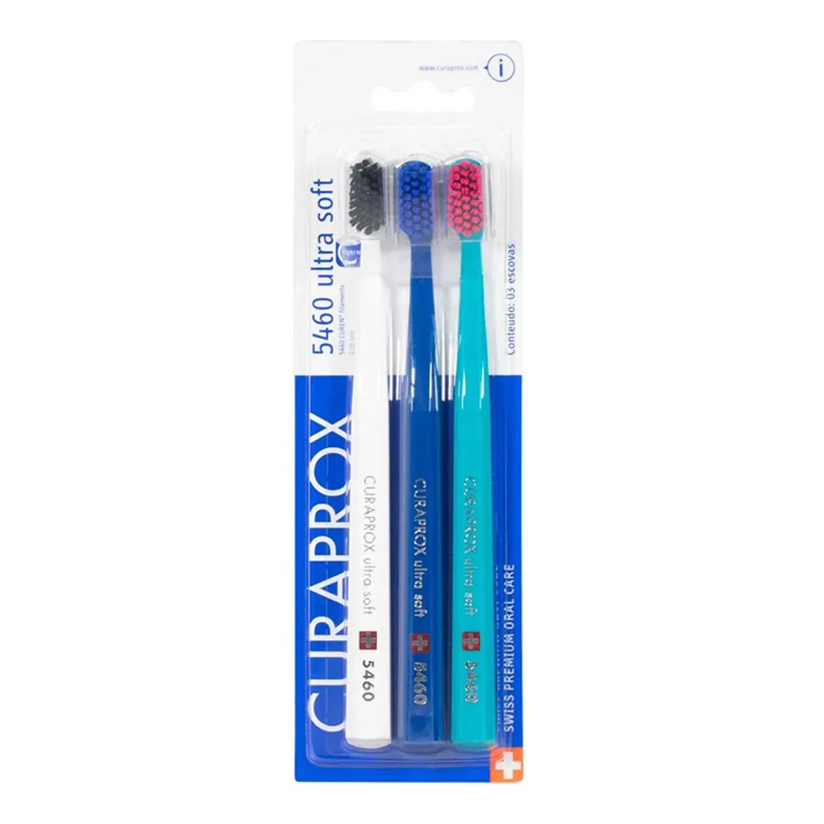 Escova Dental Curaprox Ultra Soft Trio Especial Edition CS5460b 3 Unidades