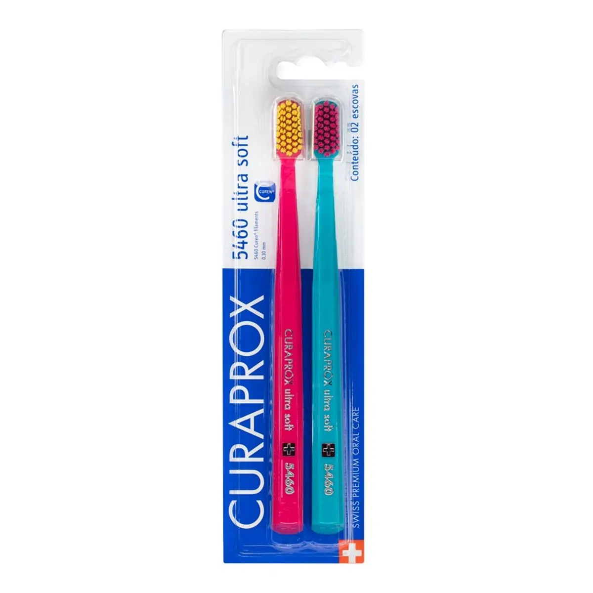 Escova Dental Curaprox Ultra Soft Duo Especial Edition CS5460d 2 Unidades