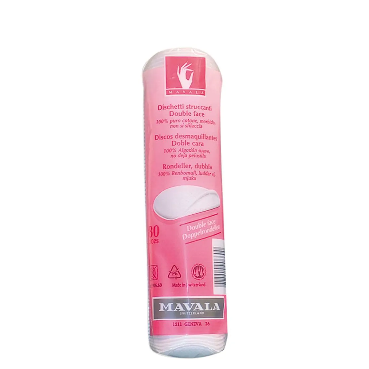 Discos de Algodão Mavala Cotton Pads com 80 Unidades