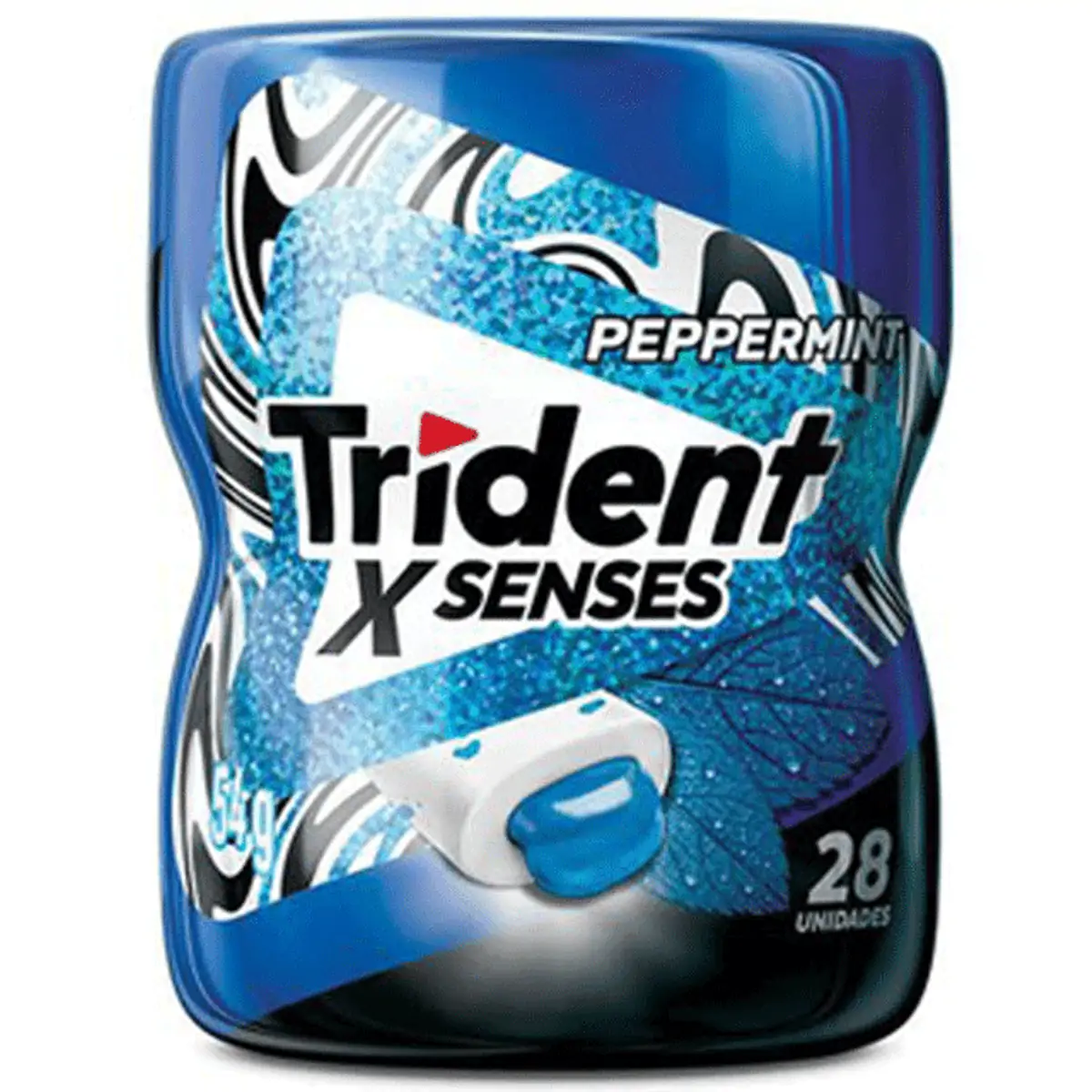 Goma de Mascar Trident X Sense Peppermint Zero Açucar 28 Unidades