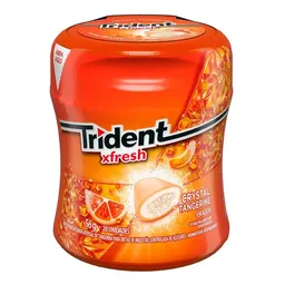 Chiclete Trident Garrafa Crystal Tangerina 56g