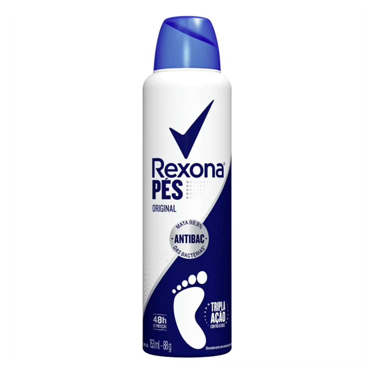 Desodorante para os Pés Rexona Original Antibac 153ml Aerossol