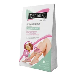Folhas Depilatórias Depimiel Corporal 16 Unidades