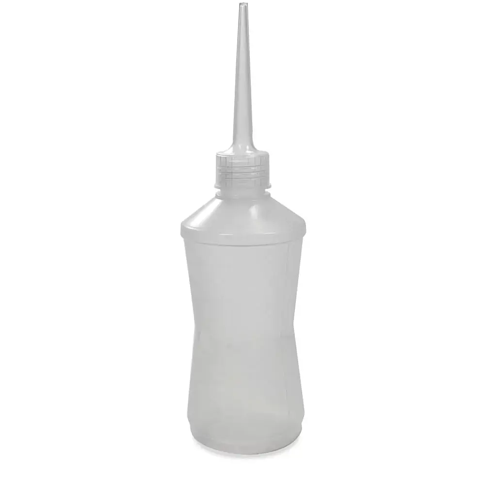 Almotolia Plástica Transparente com Bico Reto 120ml