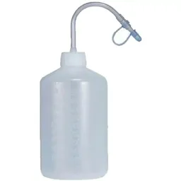 Almotolia Plástica - Transparente - Bico Curvo - 500 ml