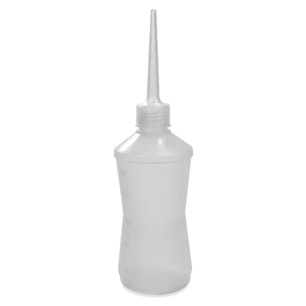 Almotolia Plástica Transparente com Bico Reto 250 ml