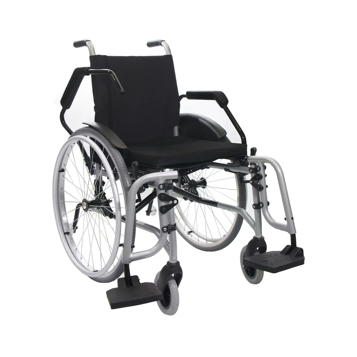 Cadeira De Rodas Taipu J2 - 44 - Prata - Jaguaribe