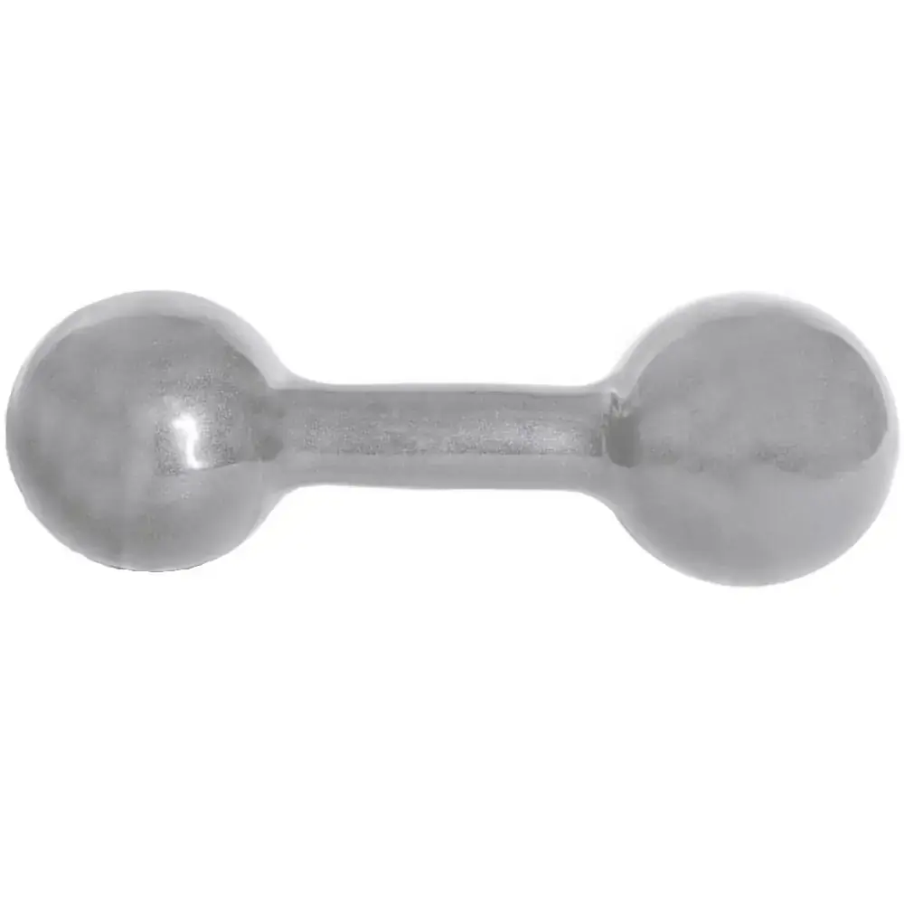 Halter Acte Sports 1/2 Kg - Emborrachado - Cinza