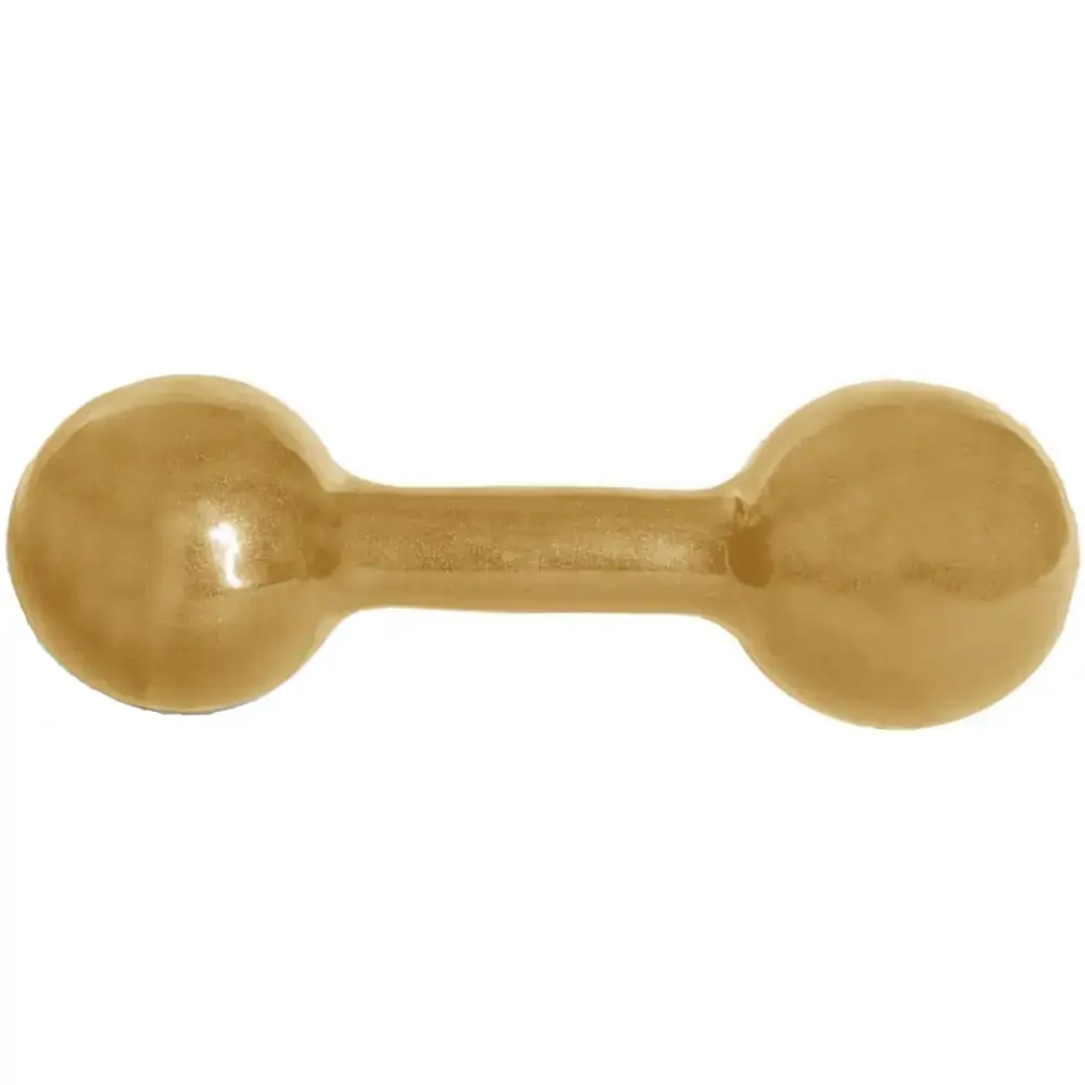 Halter Acte Sports 6 Kg - Emborrachado - Dourado