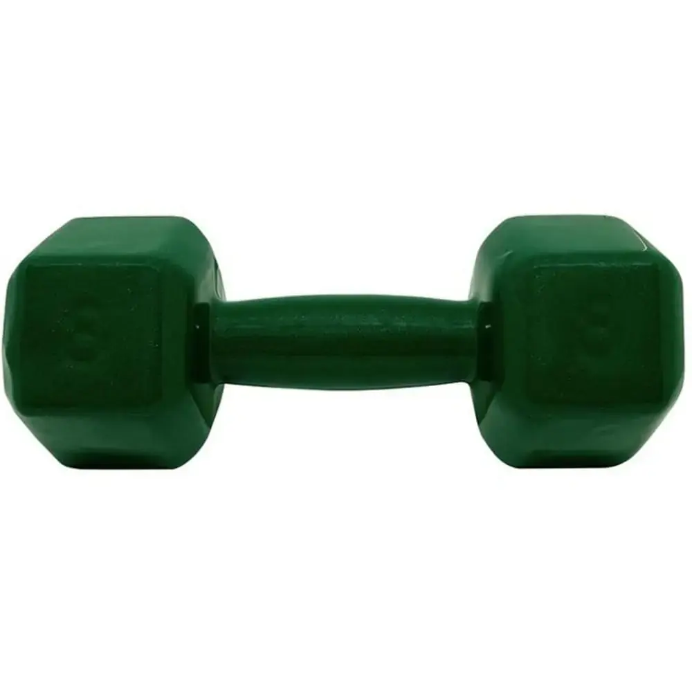 Halter Acte Sports 8 Kg - Emborrachado Sextavado Verde