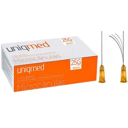 Microcânula 25G X 50Mm Ultra-Premium Uniqmed