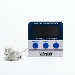 Termômetro Digital Máxima E Mínima - Com Cabo - Com Alarme - Jprolab