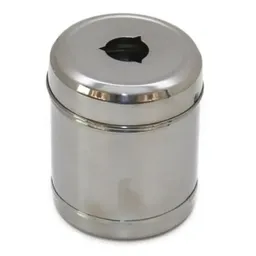 Porta Algodão Servido - Inox