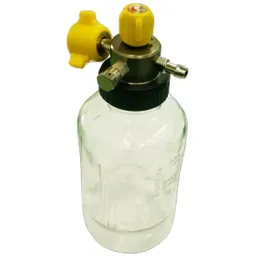 Aspirador Oxigel Tipo Venturi com Frasco de Vidro para Ar Comprimido - 500 ml
