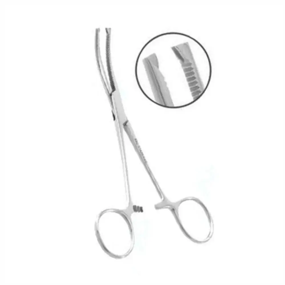 Pinça Kocher 14 Cm - Curva - Abc