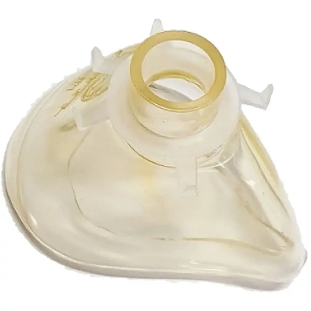 Máscara PVC Oxigel para Reanimador - Com Garra Cristal - Nr 1 - Infantil - Mascara Ambu Infantil Oxi