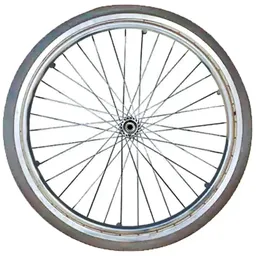 Roda Aro 24 com Pneu para Cadeira de Rodas Ortobras