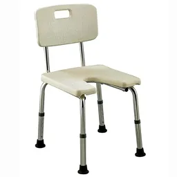 Cadeira De Banho - Alumínio - Com Encosto - Alk406L - Zimex