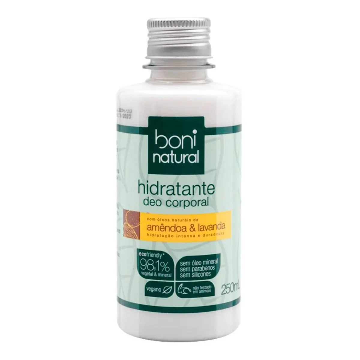 Hidratante Corporal Boni Natural Amêndoa e Lavanda 250ml