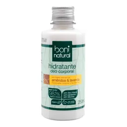 Hidratante Corporal Boni Natural Amêndoa e Lavanda 250ml