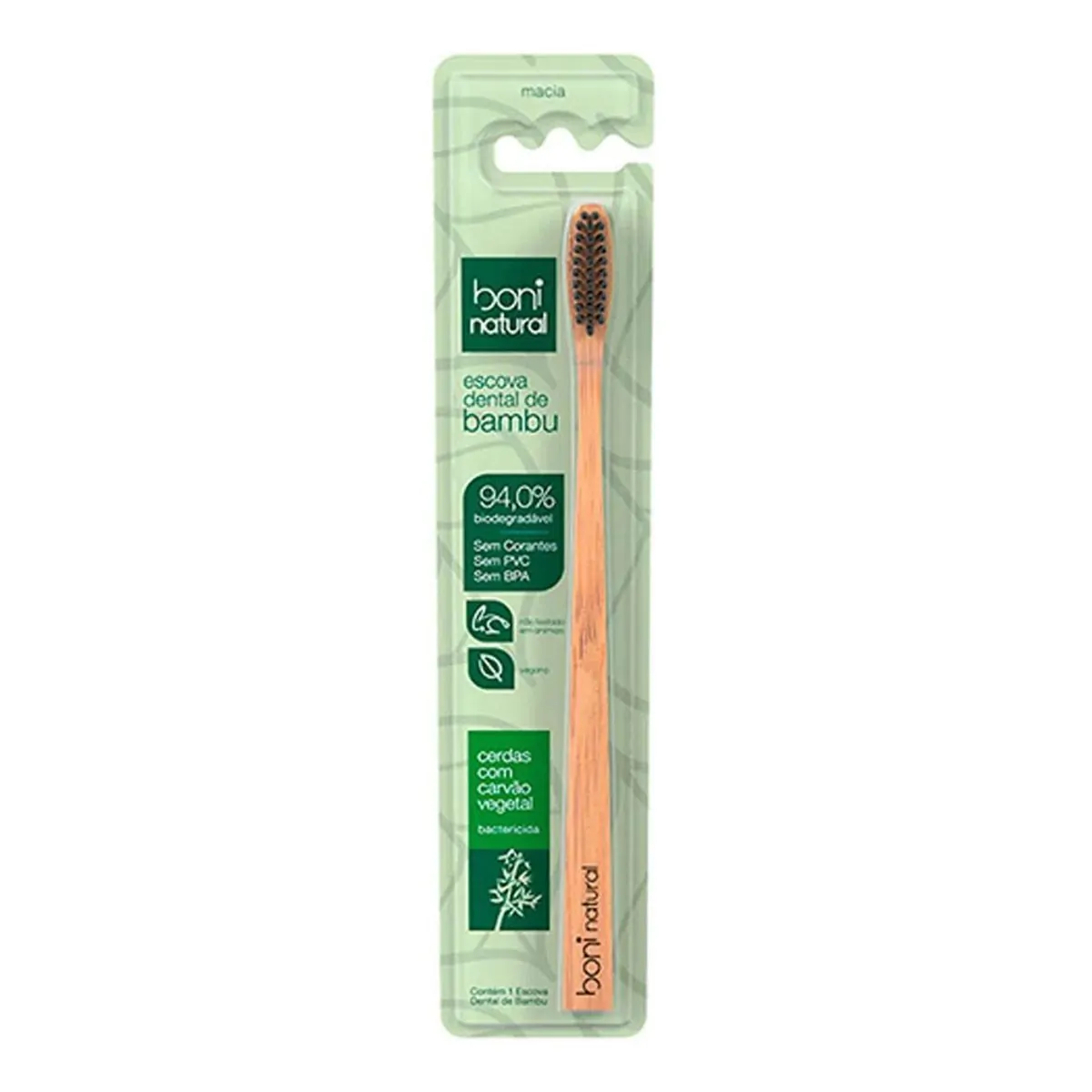 Escova Dental Boni Natural de Bambu