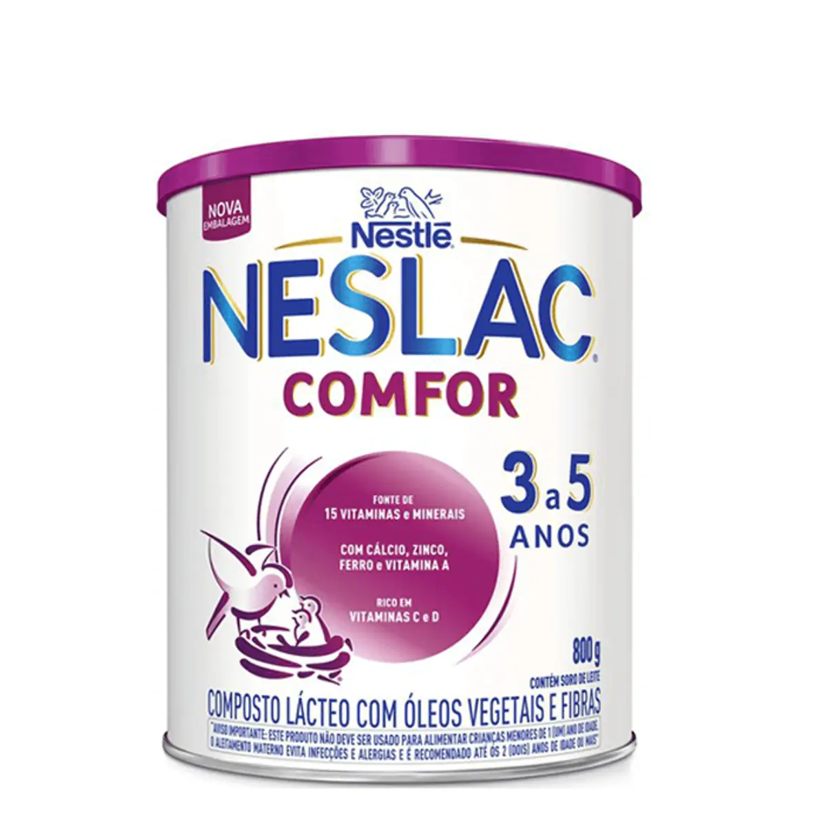 Composto Lácteo Nestlé Neslac Comfor Lata 800g