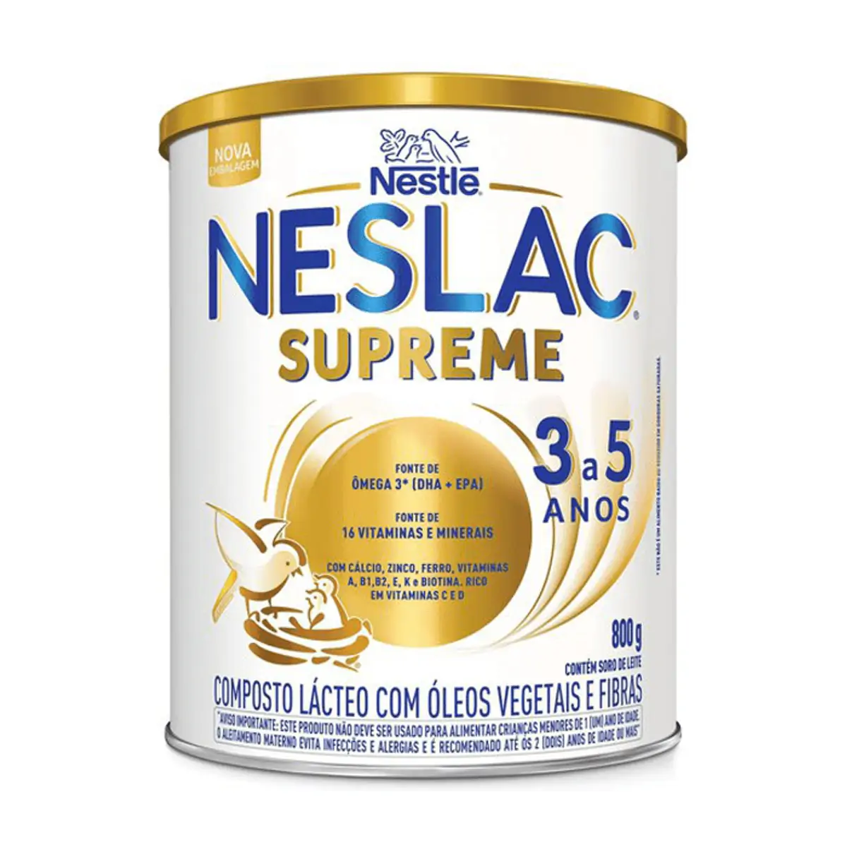 Composto Lácteo Nestlé Neslac Supreme Lata 800g