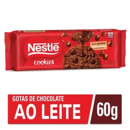 Cookies de chocolate com gotas de chocolate ao leite 60g - Nestle