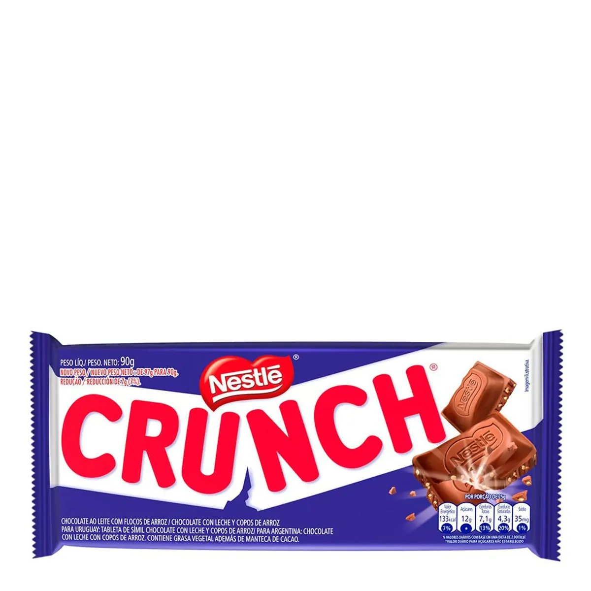 Chocolate Crunsh ao Leite90g