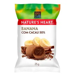 Snack Banana Com Cacau 50% Nature s Heart 25g