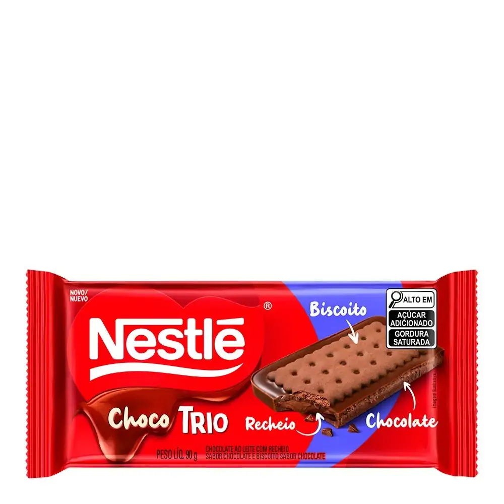 Chocolate Chocotrio NESTLÉ Chocolate 90g