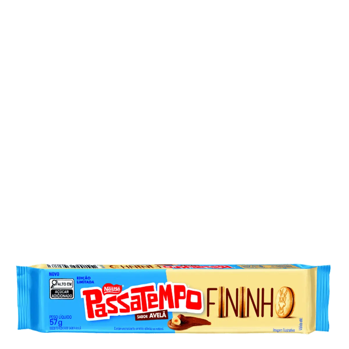 Biscoito Passatempo Fininho Avelã 57g
