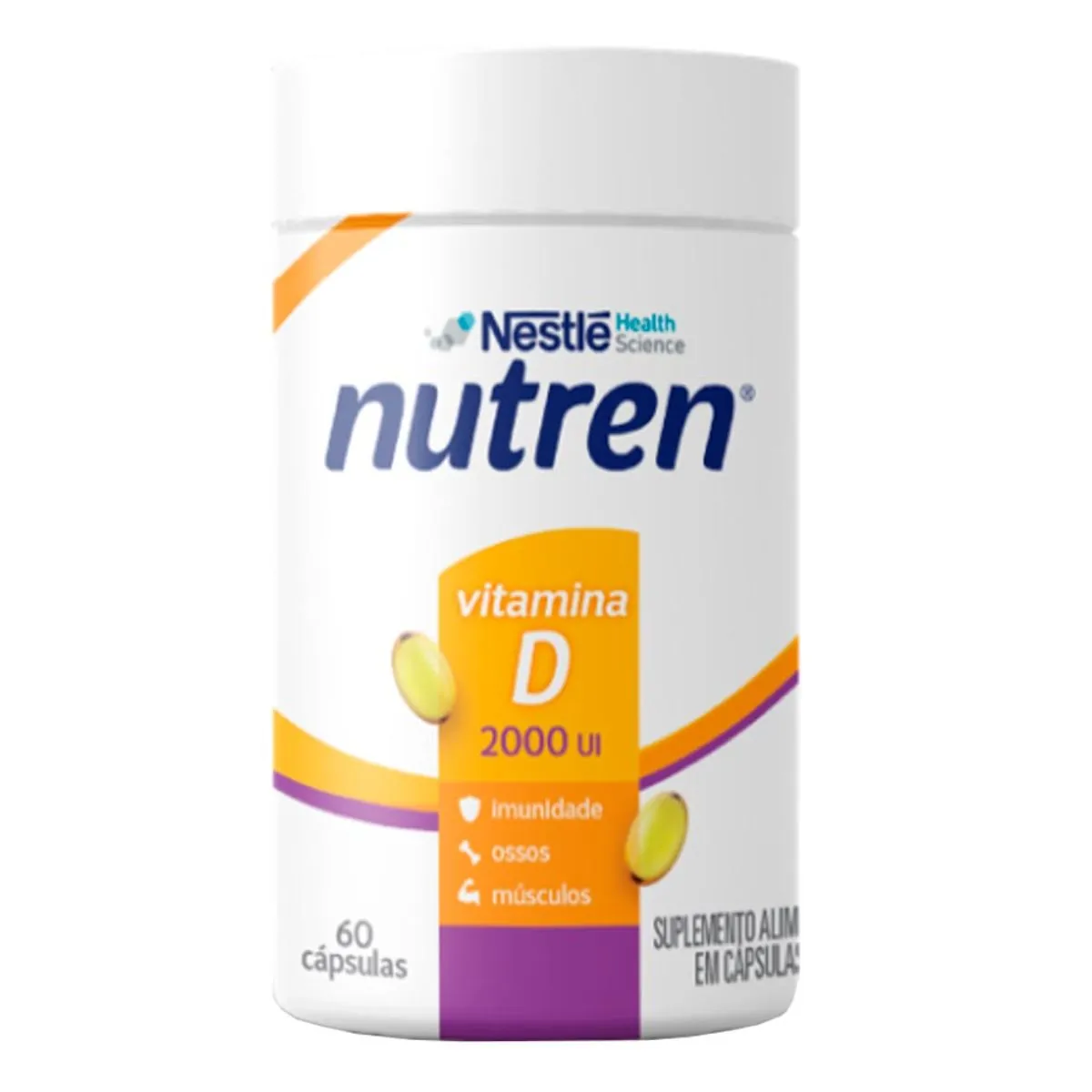 Suplemento Alimentar Nutren Vitamina D 2.000UI 60 Cápsulas