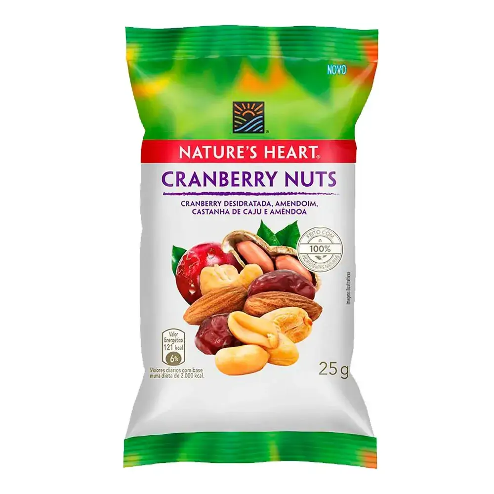 Snack Natures Health Cranberry Nuts 25g