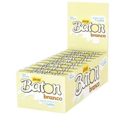 Chocolate branco caixa com 30 unidades de 16g - Baton