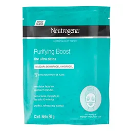 Máscara Facial Neutrogena Purifying Boost Hydrogel 30ml