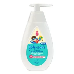 Sabonete Líquido Johnson s Kids Limpeza Super Poderosa 200ml