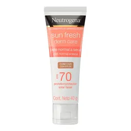 Protetor Solar Facial Neutrogena Sun Fresh Derm Care 70 FPS 40g
