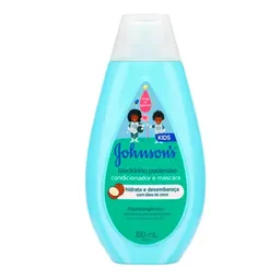 Condicionador e Máscara Infantil Para Cabelos Crespos JOHNSON’S® Blackinho Poderoso, 380ml