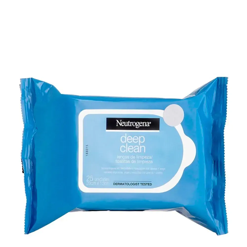 Demaquilante Neutrogena Deep Clean 25 Unidades