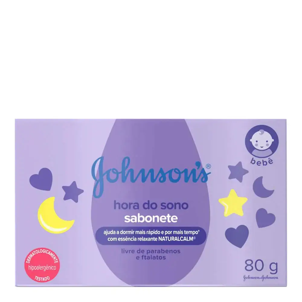 Sabonete em Barra Johnson s Baby Hora do Sono 80g