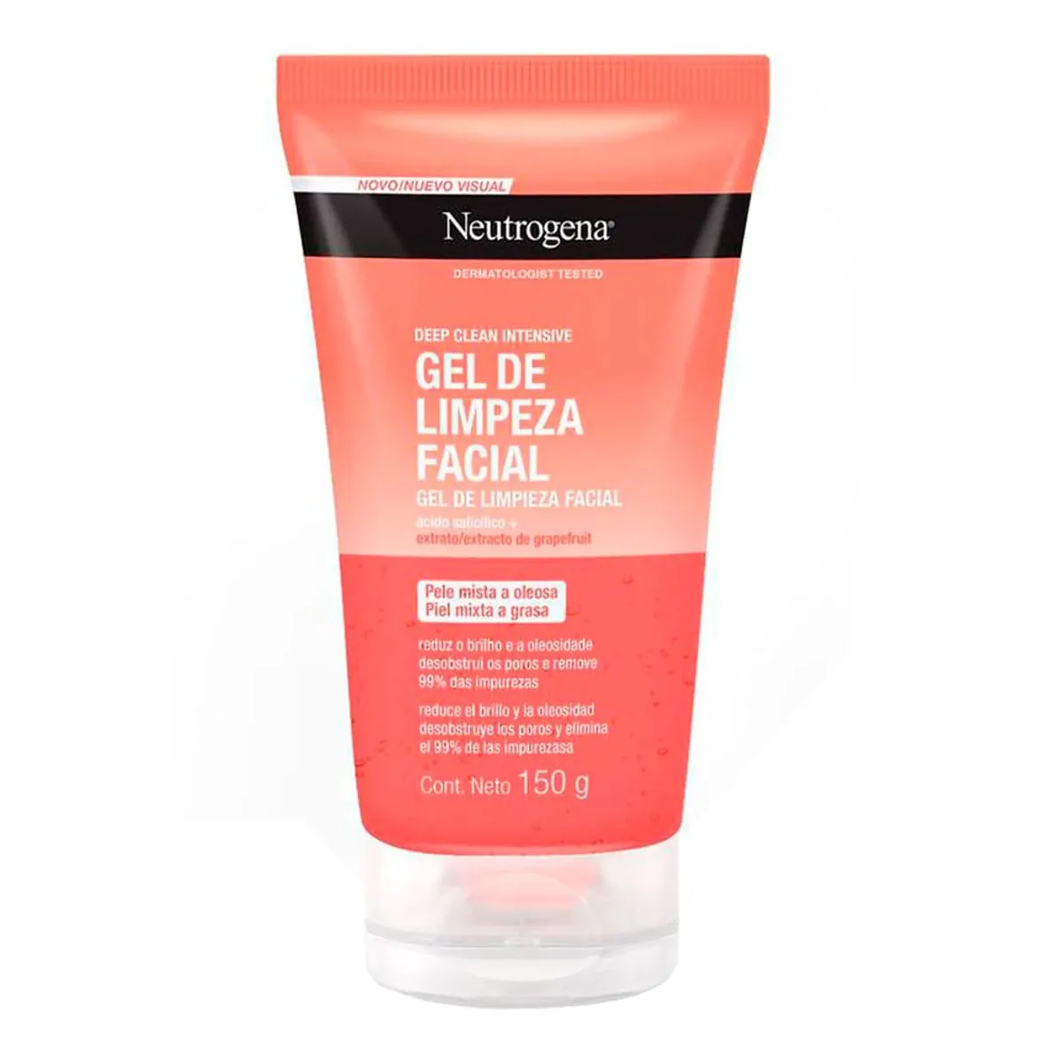 Sabonete Facial Neutrogena Deep Clean Gel Grapefruit 150g