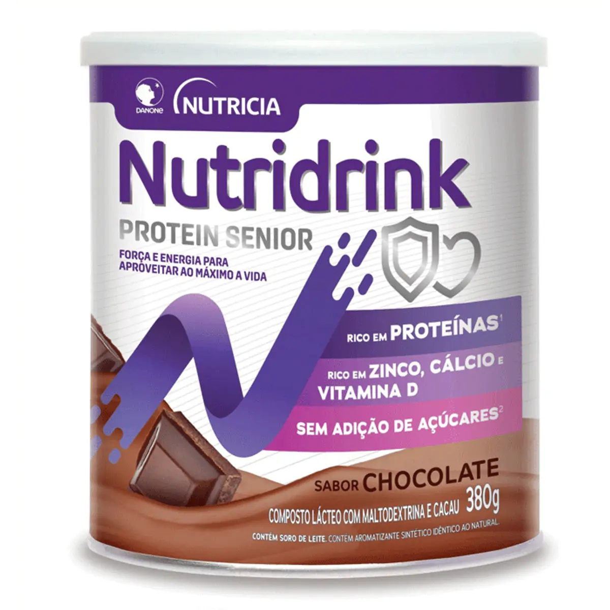 Nutridrink Protein Sênior Chocolate Danone 380g