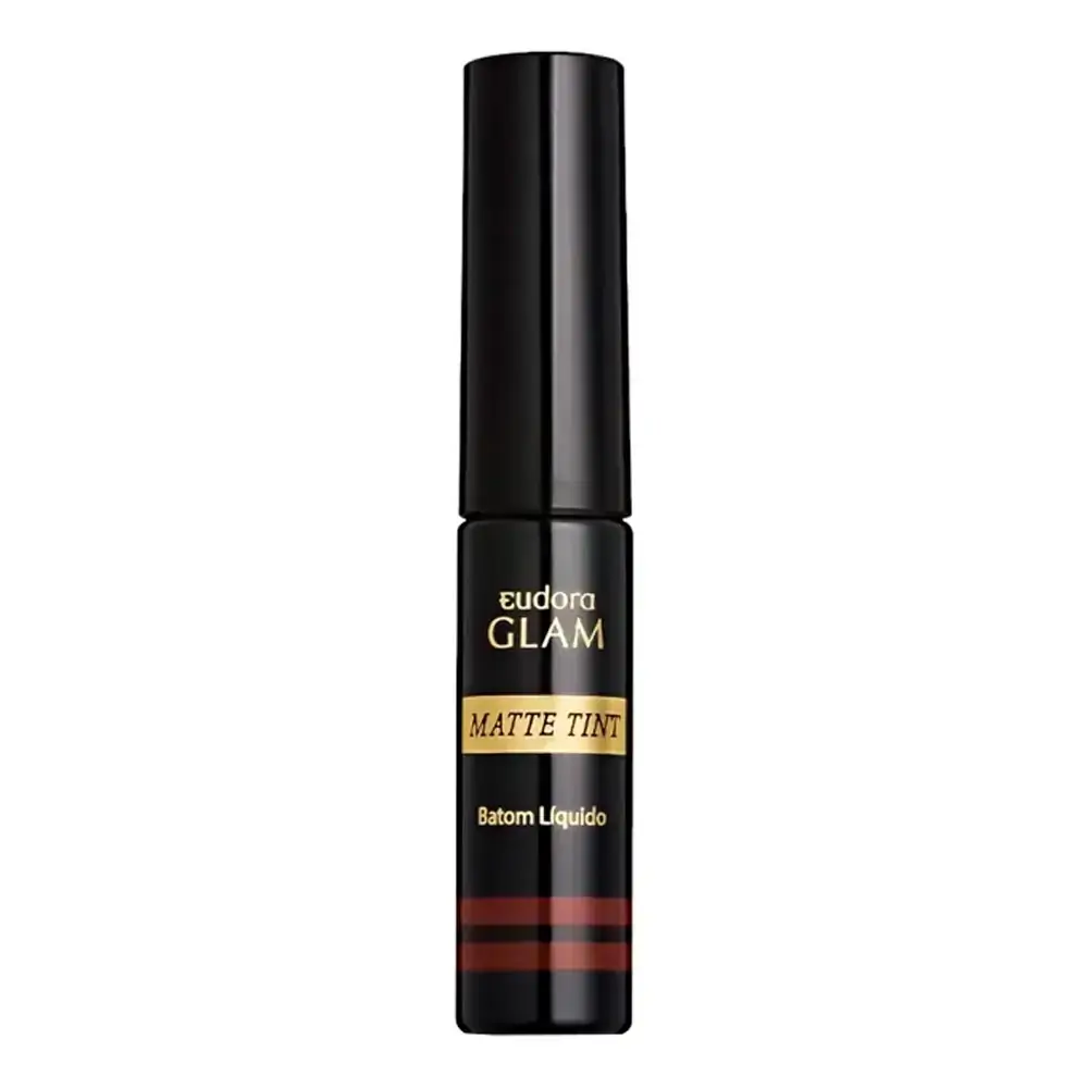 Batom Líquido Eudora Glam Tint Bordo Intensivo 4,0g
