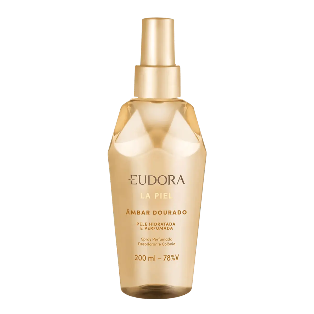 Eudora La Piel Âmbar Dourado - Body Spray Desodorante Colônia 200ml