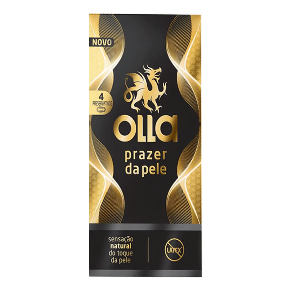 Preservativo Olla Prazer da Pele 4 Unidades